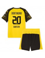 Borussia Dortmund Marcel Sabitzer #20 Domácí dres pro děti 2025-26 Krátký Rukáv (+ trenýrky)